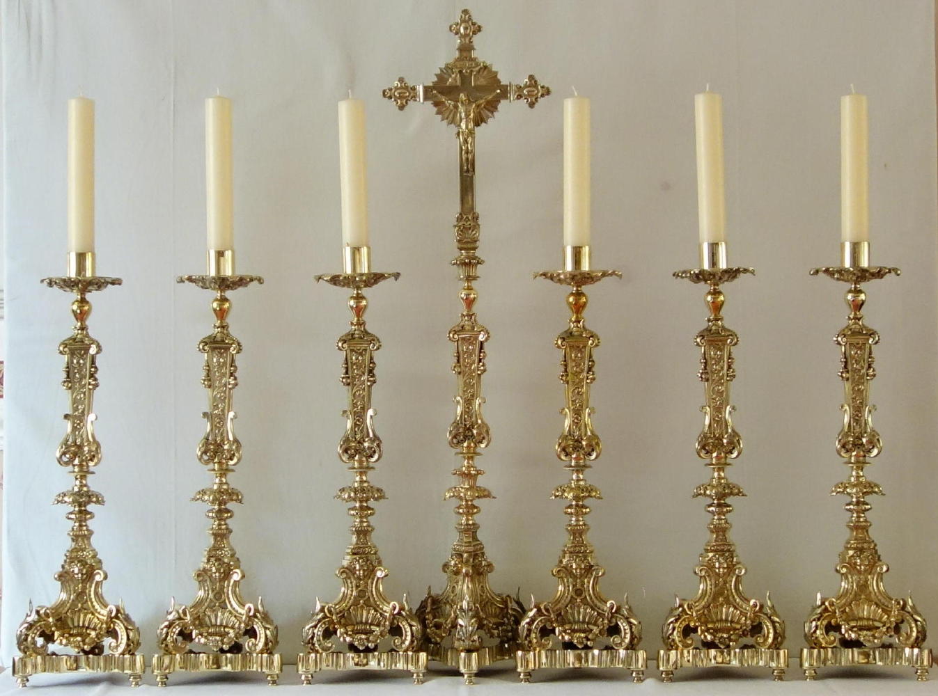 High Altar Set of Candlesticks
